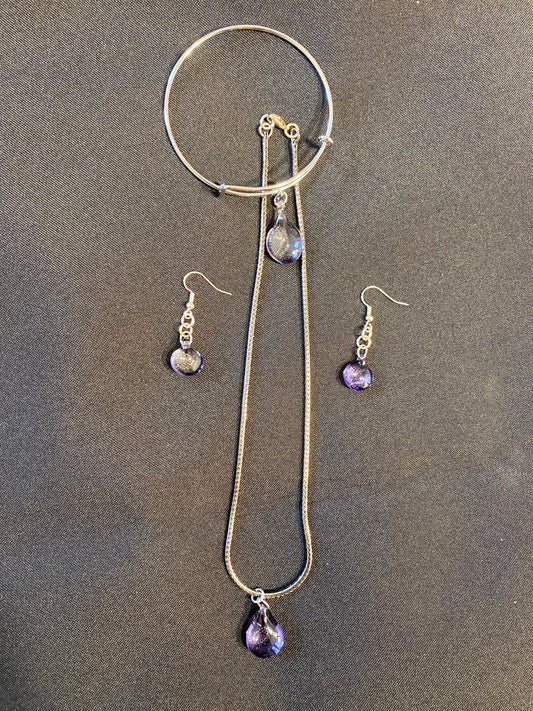 Repurposed Materials: Necklace and Earring Sets